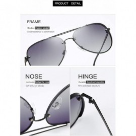 Aviator Frog Mirror Polarized Sunglasses for Men and Women Street Photography Selfy - Goldtea - CV18AU6ZS6A $7.84