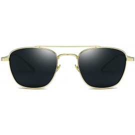 Oval Unisex Sunglasses Retro Black Drive Holiday Oval Non-Polarized UV400 - Black - CG18R828HGD $8.46