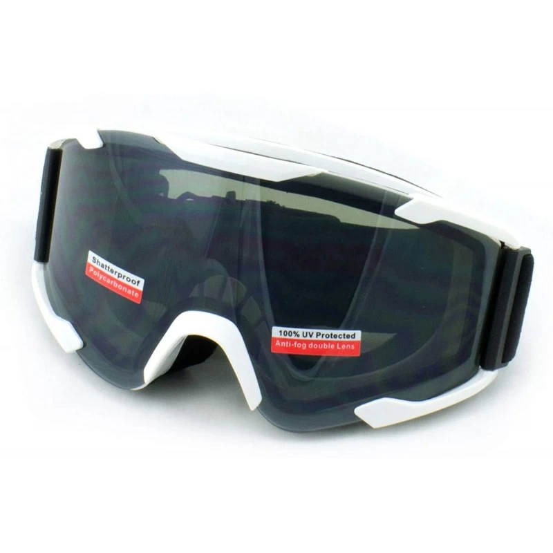 Goggle Adult Men Women Snowboarding Skiing Protective Goggles Choose From Different Colors! - Mens White - CR11T1BWI4R $43.80