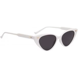 Cat Eye Retro Style Women Cat Eye Shades Women's Eyewear Sunglasses - White - CO18XKUTA79 $18.62
