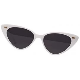 Cat Eye Retro Style Women Cat Eye Shades Women's Eyewear Sunglasses - White - CO18XKUTA79 $10.68
