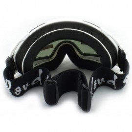 Goggle Adult Men Women Snowboarding Skiing Protective Goggles Choose From Different Colors! - Mens White - CR11T1BWI4R $28.24