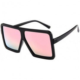 Rimless Vinatge Metal Frame Sunglasses for Women - Small Square Sun Glasses Cute Candy Color Eyewear Flat Top Mirrored - CC19...