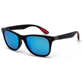 Rectangular Sunglasses Polarized Protection Glasses - F - C718UEKA892 $9.72