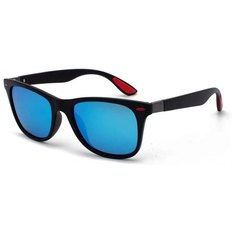 Rectangular Sunglasses Polarized Protection Glasses - F - C718UEKA892 $9.72