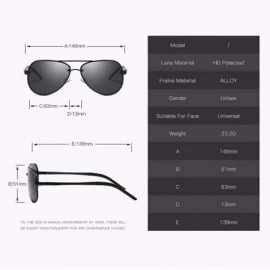 Aviator Men's polarizing Sunglasses Sunglasses Sunglasses Frameless Toad Glasses - D - CM18QQ2E29Z $39.59