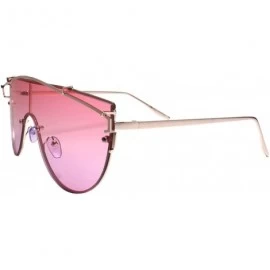 Aviator Designer Sophisticated Fancy Fashionable Womens Sunglasses - Pink / Purple - CI18Z0CI36W $23.98