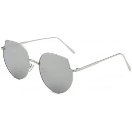 Rectangular Sunglasses - Irregular Shape Large Metar Frame Punk Retro Style - E - CT18U0D25SO $13.11