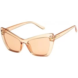 Rectangular Unisex Sunglasses Fashion Bright Black Grey Drive Holiday Rectangle Non-Polarized UV400 - Brown - CS18RLIA27Z $9.15