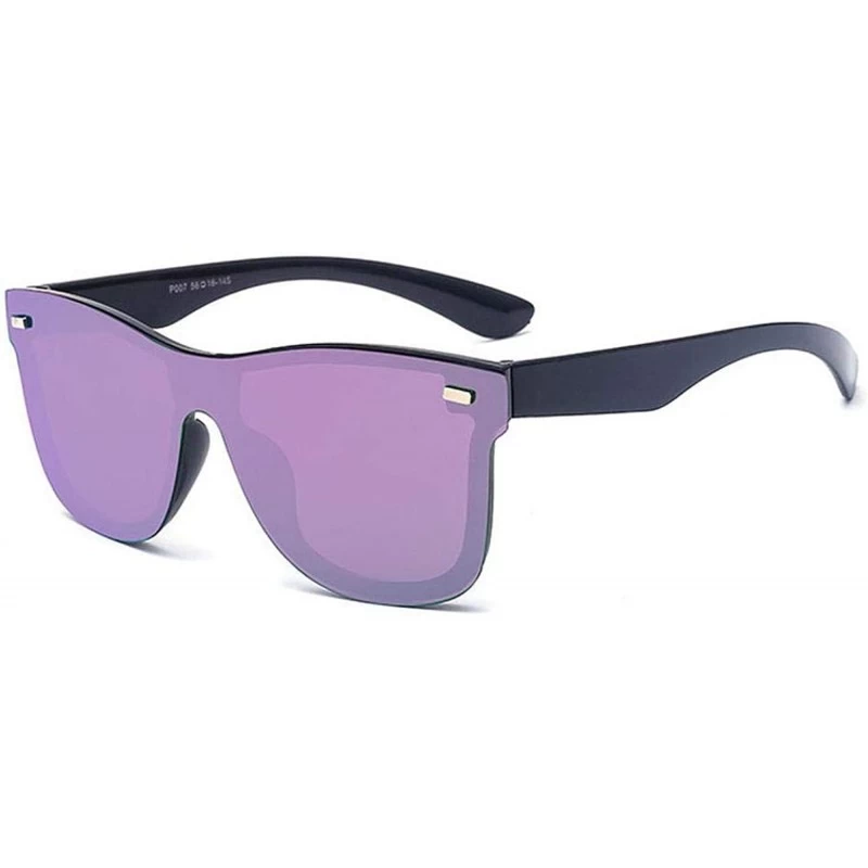 Oval New Style Sunglasses Men Women Ers Travel Driving Mirror Sun Glasses Man Oculos De Sol Gafas - No 6 Violet - CX198AI6GGC...