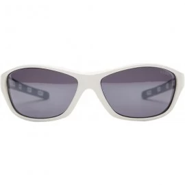 Wrap Men's Oval Wrap Around Sunglasses- 100% UVA/UVB- White - CP187YNMWR3 $19.29