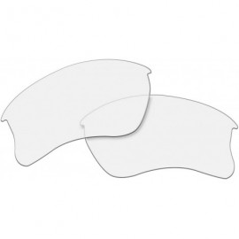 Shield Replacement Lenses Compatible with Flak Jacket XLJ Sunglass - Hd Clear Non-polarized - CH17AAO9W9O $29.55