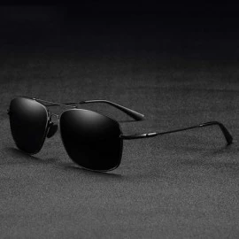 Aviator Glasses Round Frame Sunglasses for Men Women Aviator UV 400 Lens Fashion - Black - CS18RDUSOWN $46.59