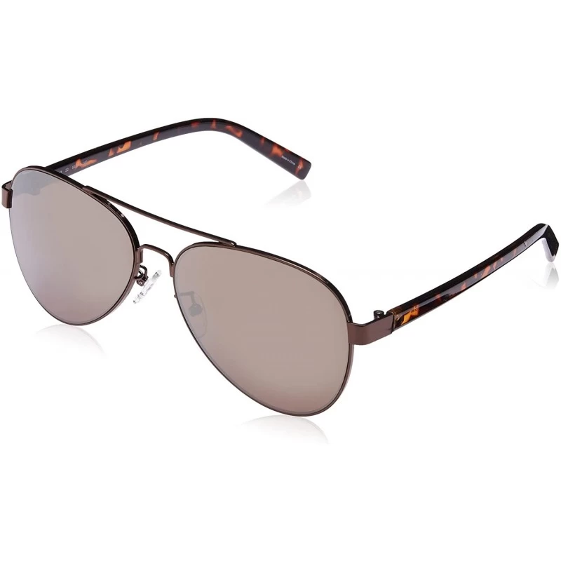 Aviator Jeans Womens Women's JJ 1012 Aviator Fashion Designer UV Protection Sunglasses - Bronze Frame - C1180OXNN5Z $100.22