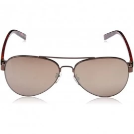 Aviator Jeans Womens Women's JJ 1012 Aviator Fashion Designer UV Protection Sunglasses - Bronze Frame - C1180OXNN5Z $100.22