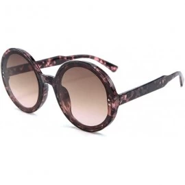 Round Retro Round Sunglasses Unisex-Fashion Polarized Lens-Sturdy Plastic Frame - G - CS190ED6LLA $59.30