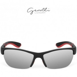 Oversized Fiero Sport HD Polarized Sunglasses for Men - CP18EDDX2AG $25.34