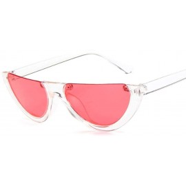 Semi-rimless Semi-Rimless Women Sunglasses Brand Designer Sun Glasses Women Ladies 10 - 9 - CT18YLYQSLD $18.23
