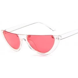 Semi-rimless Semi-Rimless Women Sunglasses Brand Designer Sun Glasses Women Ladies 10 - 9 - CT18YLYQSLD $10.71
