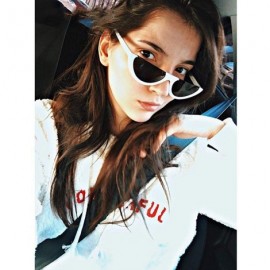 Semi-rimless Semi-Rimless Women Sunglasses Brand Designer Sun Glasses Women Ladies 10 - 9 - CT18YLYQSLD $10.71