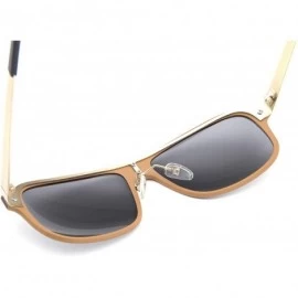 Aviator Mutil-typle Fashion Sunglasses for Women Men Made with Premium Quality- Polarized Mirror Lens - CO19424GTIG $10.16