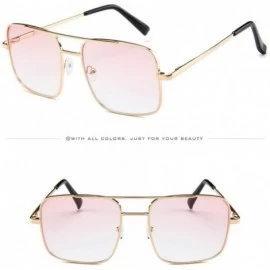 Oversized Women Men Vintage Retro Glasses Unisex Polarized Fashion Oversize Frame Sunglasses Eyewear (I) - I - CP195NK6HKC $1...