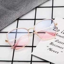 Oval Unisex Retro Irregular Shaped Polarized Sunglasses Classic Women Sun Glasses - Gray - CZ196LAYDQO $7.63