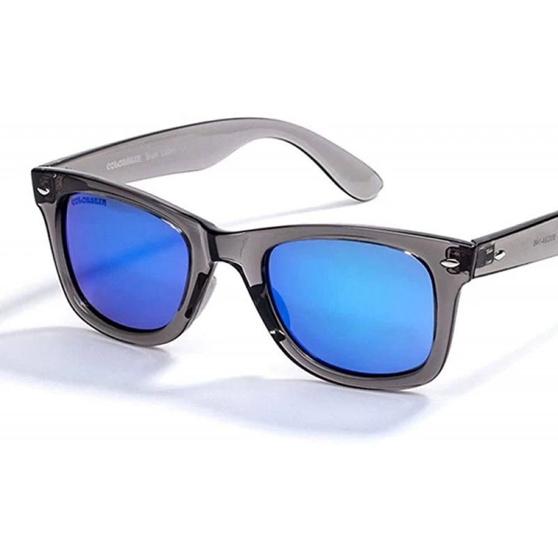 Goggle Summer Sunglasses Simple Plastic For Women Men Square Brown Frame Goggle 01 - 3 - C018YZWZ7AY $10.89
