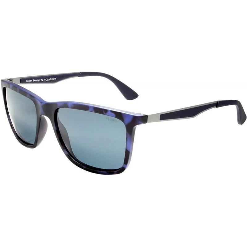 Sport Polarized Sunglasses F-4275 Casual Life-Style Wayfarer/Comfort fit - Tortoise Blue - C1189TL4X56 $33.04