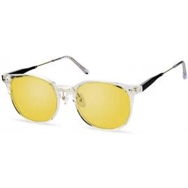 Oval Night Vision Driving Glasses-UV400/Anti-glare-Sports Polarized Sunglasses For Men & Women - Y S960_c2 - CN18M0T9WQX $33.20