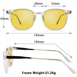 Oval Night Vision Driving Glasses-UV400/Anti-glare-Sports Polarized Sunglasses For Men & Women - Y S960_c2 - CN18M0T9WQX $33.20