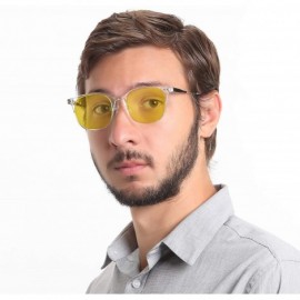 Oval Night Vision Driving Glasses-UV400/Anti-glare-Sports Polarized Sunglasses For Men & Women - Y S960_c2 - CN18M0T9WQX $33.20