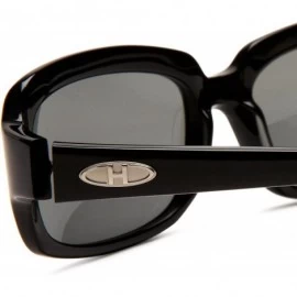 Butterfly Women's HS0212 Yes Butterfly Sunglasses - Black Frame/Gray Lens - CO115EUSXY3 $56.72