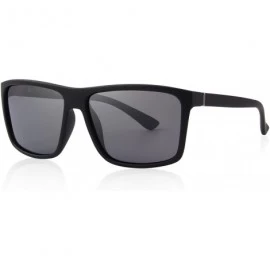 Wayfarer Men Polarized Sunglasses Fashion Male Sun glasses 100% UV Protection S8225 - Matte Black - CZ186C8899L $22.82