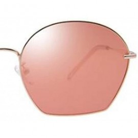 Aviator Men's Polarized Stainless Steel Frame Sunglasses - Gradient Sunglasses Lightweight Frame - D - CN18RYE5ELQ $96.39