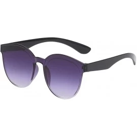Round 2020 New Unisex Fashion Men Women Eyewear Casual Sunglasses Aviator Classic Sunglasses Sports Sunglasses - O - CM193XEG...