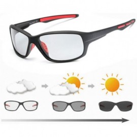 Rectangular Polarized Photochromic Sunglasses Men Driving Glasses Day and Night Vision Driver Goggles - Black - CQ194OUGZLZ $...