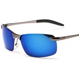 Goggle Polarized sunglasses Sunglasses polarized wholesale - Gun Grey Frame Color Changing Mirror - CT18AZAWE66 $29.75