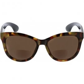 Square Women's Caliente Hideaway Square Bifocal Sunglasses - Tortoise - 54 mm + 1.5 - C5189SRNEIC $21.22