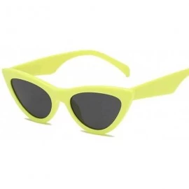 Aviator Vintage Mirror Women Cat Eye Sunglasses Luxury Brand Designer Sun Glasses White - White - C918YNDE5K6 $11.47