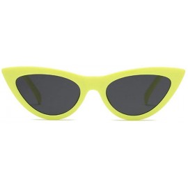 Aviator Vintage Mirror Women Cat Eye Sunglasses Luxury Brand Designer Sun Glasses White - White - C918YNDE5K6 $11.47