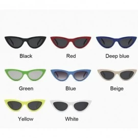 Aviator Vintage Mirror Women Cat Eye Sunglasses Luxury Brand Designer Sun Glasses White - White - C918YNDE5K6 $11.47