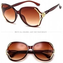 Square Fashion Glasses Men Womens Rose Big Frame Vintage Sunglasses Eyeglasses - A - CM18OAIY66K $16.69