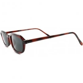 Rectangular Vintage Indie Hip 70's 80's Mens Small Rectangle Sunglasses - Tortoise - CD188Y5ZOT9 $24.00