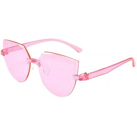 Oversized Classic Sunglasses Square Sunglasses Polarized Sunglasses Semi Rimless Frame Sun Glasses Retro Sun Glasses - D - CI...