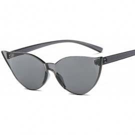 Goggle Fashion Sunglasses Women Ladies Red Yellow Cat Eye Sun Glasses Female Driving Shades UV400 Feminino - Brown - CH198ZAD...