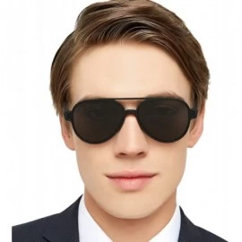 Aviator Aviator Sunglasses with UV Protection for Men TR90 Frame Classis Eyewear Frame Polarized - CE18WRUKSR5 $18.73