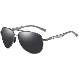 Sport Men's sunglasses- anti-glare glasses- polarized sunglasses- metal full-frame - C1 - CF194UC4MQW $39.35