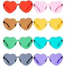 Rimless Rimless Sunglasses Transparent Frameless - C918IS8IYWS $45.58