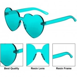Rimless Rimless Sunglasses Transparent Frameless - C918IS8IYWS $24.86
